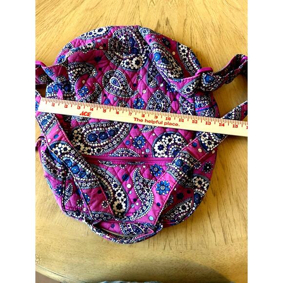 Vera Bradley Backpack Bag Quilted Paisley Floral Campus Boho Hippie L-XL main image 10